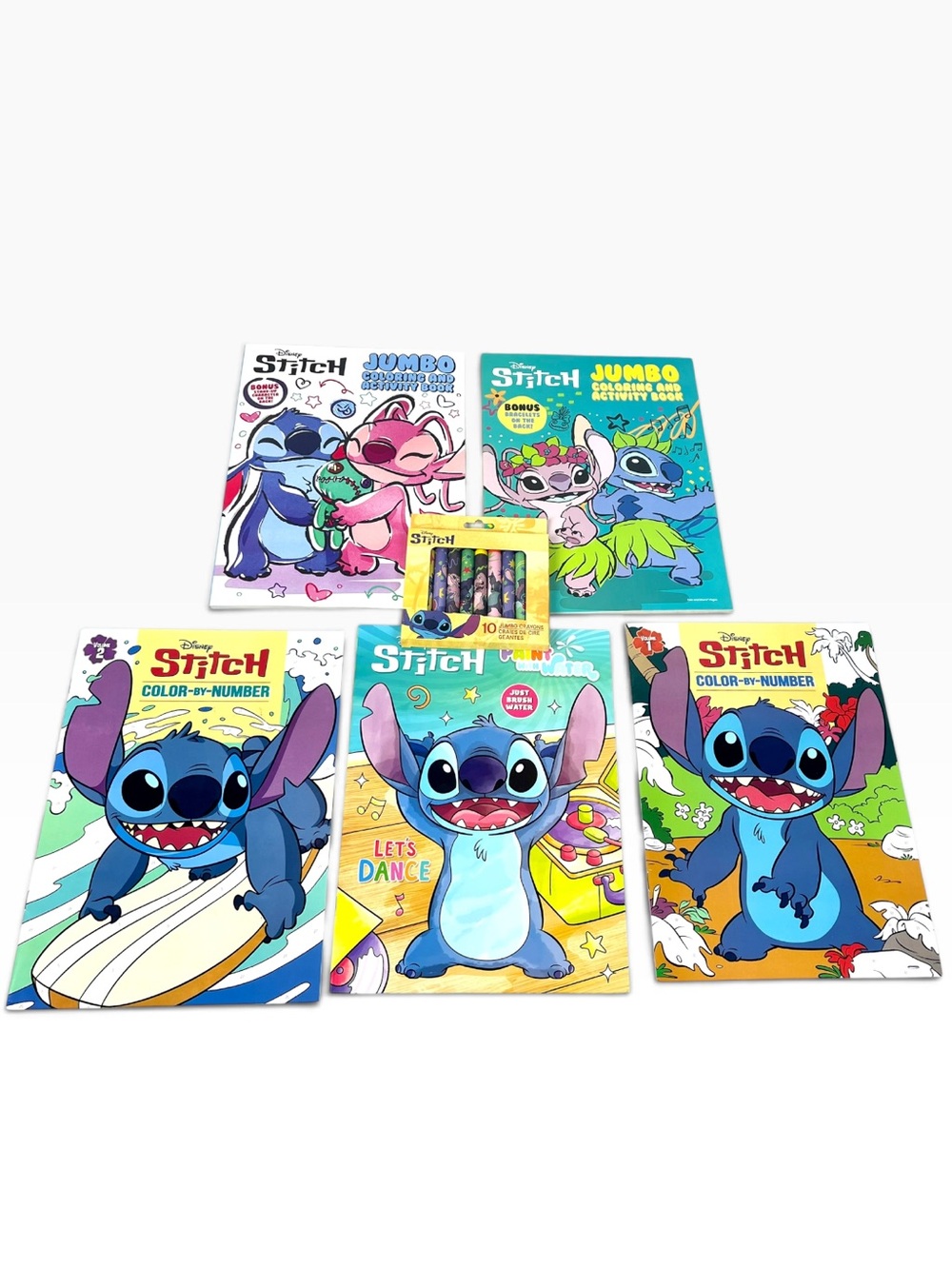 Disney Stitch Kids Coloring & Activity Book Bundle